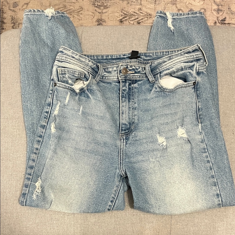Windsor Light Blue High Rise Boyfriend Jeans